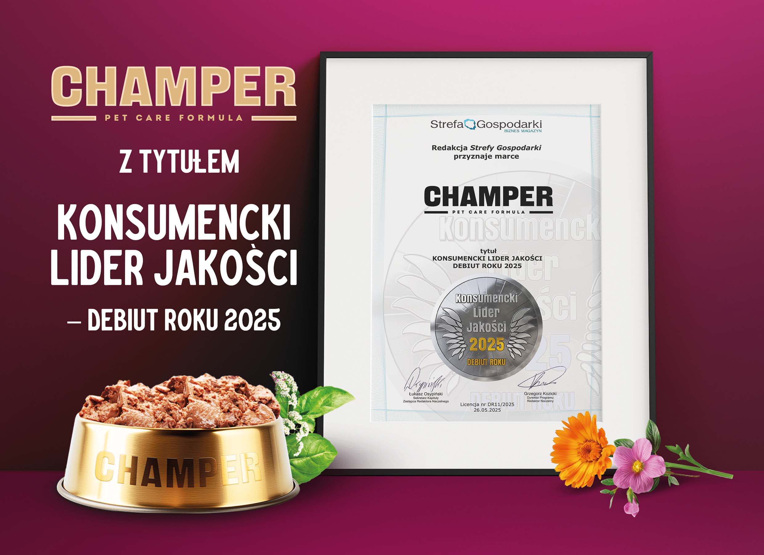 Our brand named “Consumer Quality Leader – Debut of the Year 2025”