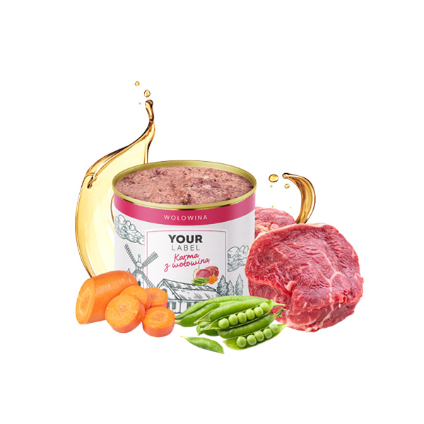 Adult Cat Food with Beef 200 G