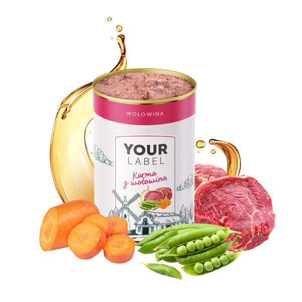 Adult Dog Food with Beef 400 G