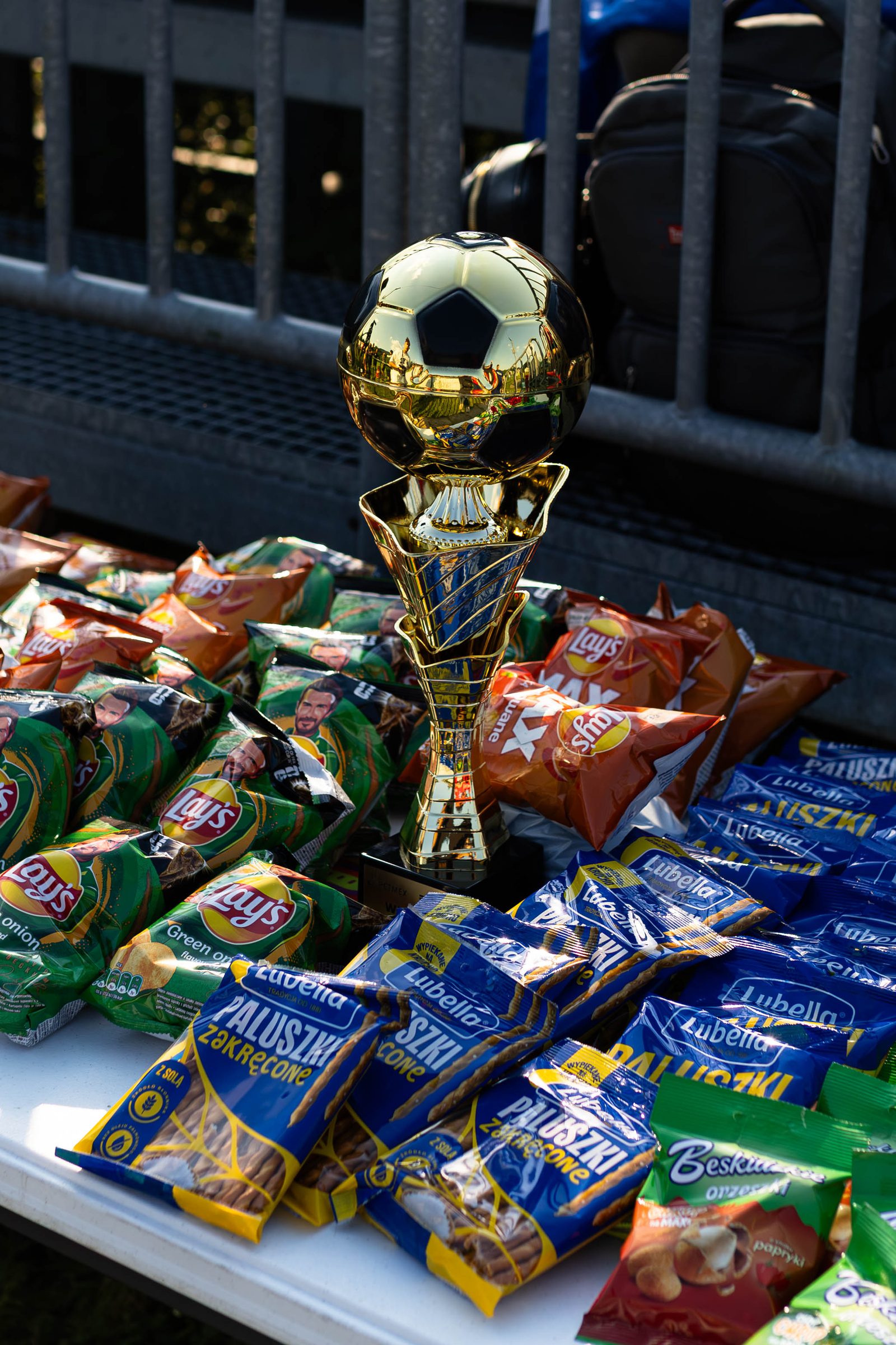Puchar i medale przygotowane dla zwycięzców turnieju